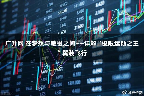 广升网 在梦想与敬畏之间——详解“极限运动之王”翼装飞行
